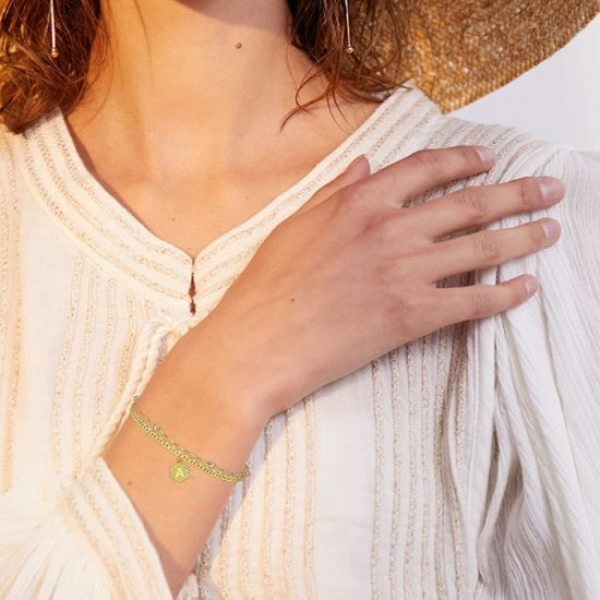 Letter Initial Bracelets For Women Layered Personalized Bracelet Charm Chain Dainty Bracelet Gift For Women Letter Initial Bracelets For Women Layered Personalized Bracelet Charm Chain Dainty Bracelet Gift For Women